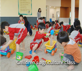 Children’s agriculture class