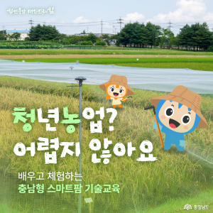 배우고 체험하며 성장하는 충남형 스마트팜 기술교육 썸네일