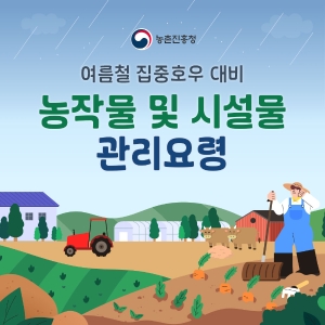 여름철 집중호우 대비 농작물 및 시설물 관리요령 썸네일