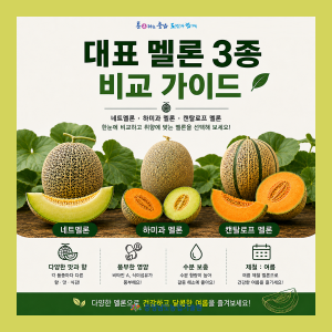 여름엔 역시 멜론! 어떤 멜론 좋아하세요? 썸네일
